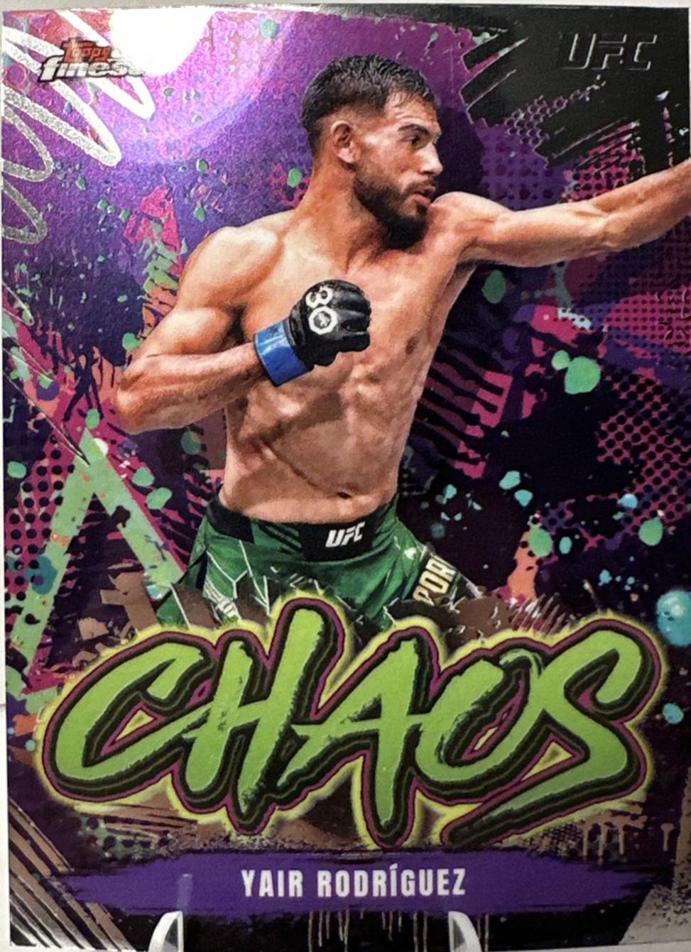 Yair Rodríguez 2024 Topps Finest UFC Chaos #CHA-27 Refractor