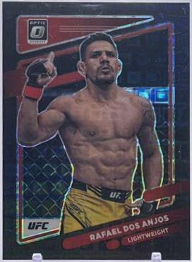 Rafael Dos Anjos 2022 Panini Donruss Optic UFC Base #43 Black Pandora