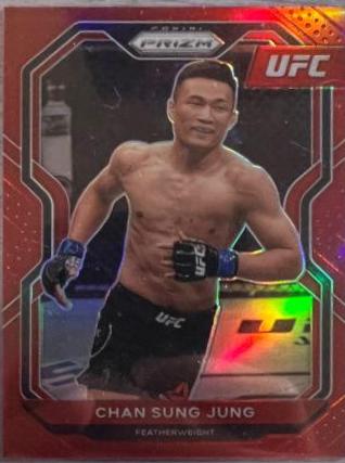 Chan Sung Jung 2021 Panini Prizm UFC Base #78 Red
