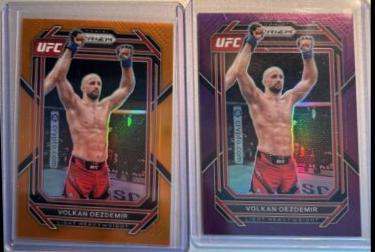 Volkan Oezdemir 2023 Panini Prizm UFC Base #178 Purple