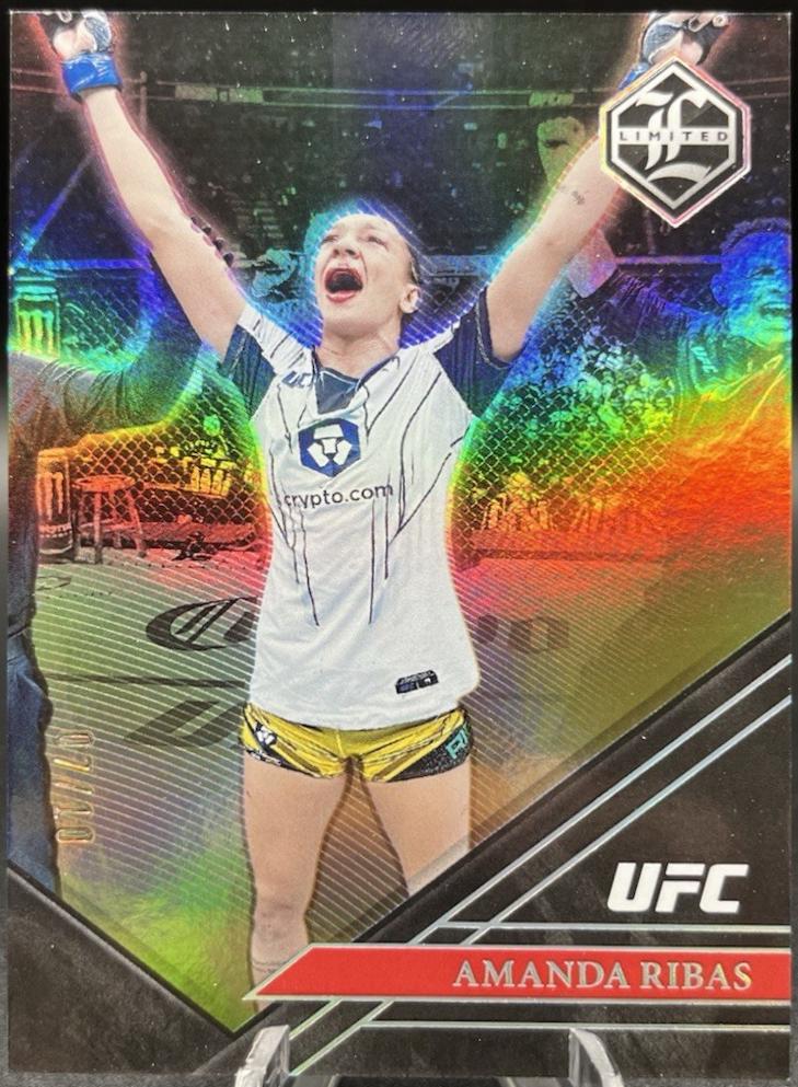 Amanda Ribas 2023 Panini Chronicles UFC Base Limited #204 Gold