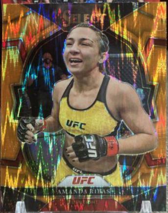 Amanda Ribas 2023 Panini Select UFC Concourse #88 Orange Flash
