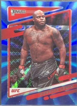 Derrick Lewis 2022 Panini Donruss UFC Base #87 Laser