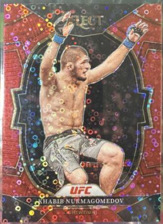 Khabib Nurmagomedov 2023 Panini Select UFC Concourse #97 Red Disco
