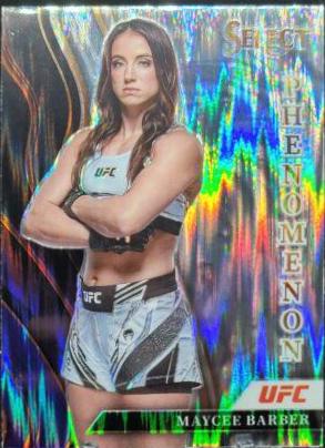 Maycee Barber 2022 Panini Select UFC Phenomenon #24 Silver