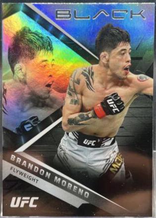 Brandon Moreno 2022 Panini Chronicles UFC Base Black #210 Green