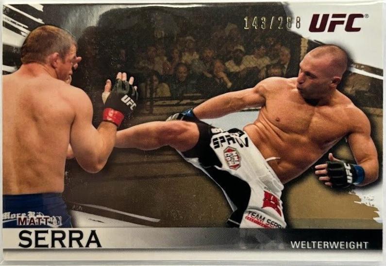 Matt Serra 2010 Topps UFC Knockout Base #64 Gold