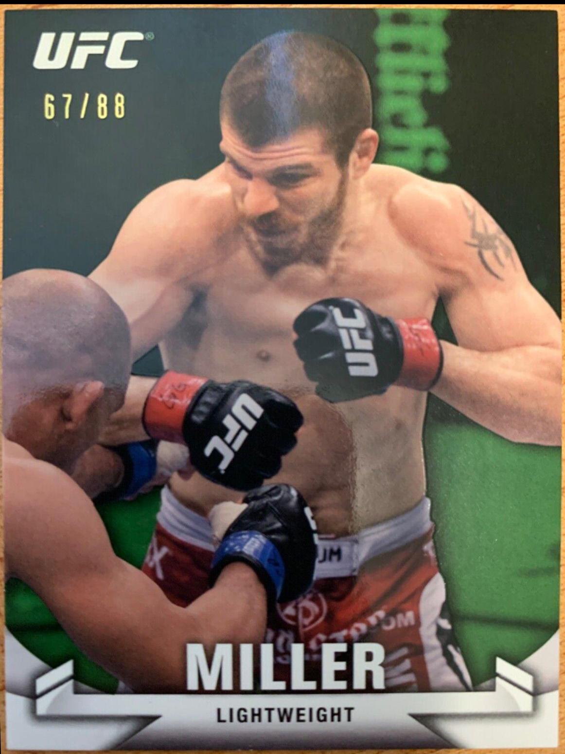 Jim Miller 2013 Topps UFC Knockout Base #116 Green