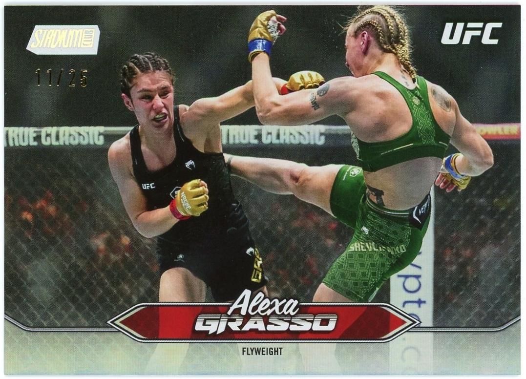 Alexa Grasso 2025 Topps Stadium Club UFC Base #123 Rainbow