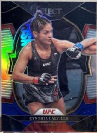 Cynthia Calvillo 2023 Panini Select UFC Concourse #22 Black Blue