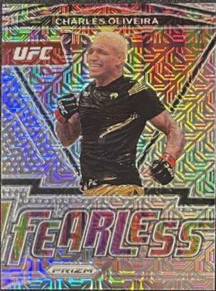 Charles Oliveira 2022 Panini Prizm UFC Fearless #23 Mojo