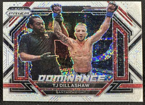 TJ Dillashaw 2023 Panini Prizm UFC Dominance #24 White Sparkle