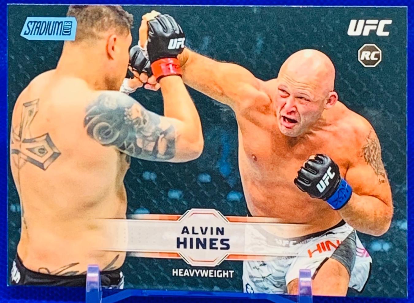 Alvin Hines 2026 Topps Stadium Club UFC Base #192 Light Blue