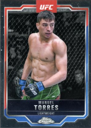 Manuel Torres 2025 Topps Chrome UFC Base #96 Black RayWave