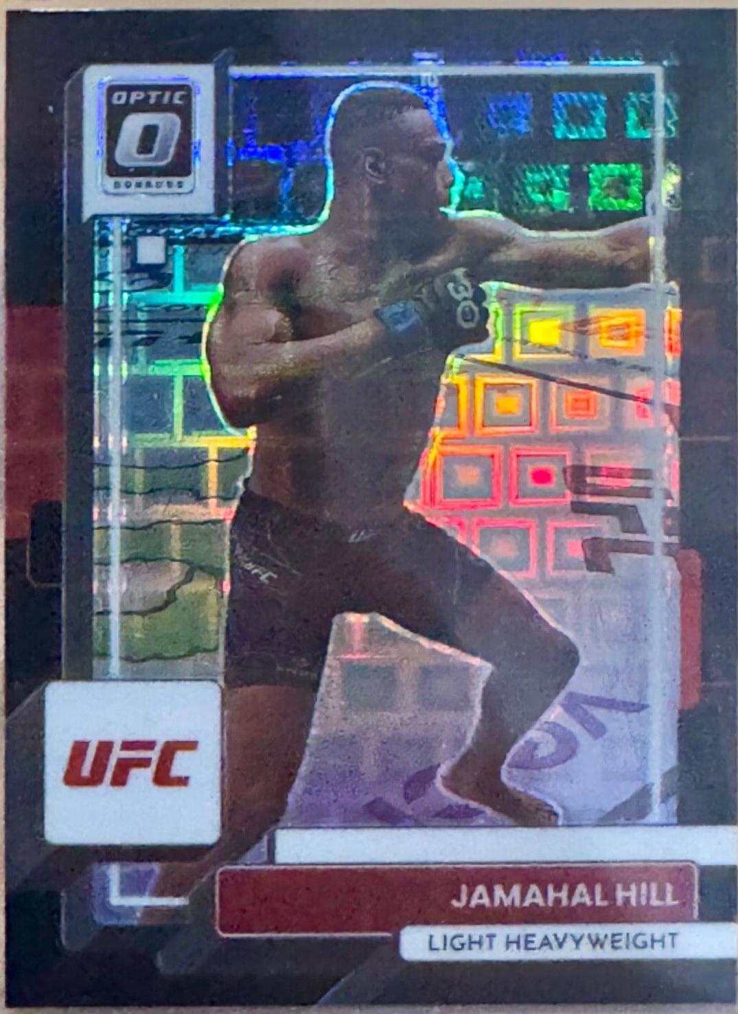 Jamahal Hill 2023 Panini Donruss Optic UFC Base #35 Black Pandora
