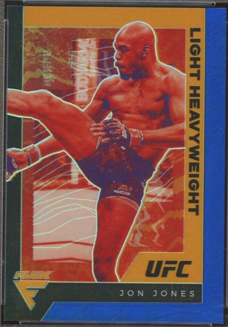 Jon Jones 2021 Panini Chronicles UFC Base Flux #246 Blue