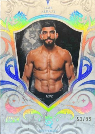 Amir Albazi 2025 Topps Royalty UFC Base #21 Blue