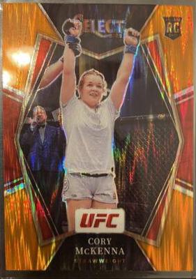 Cory McKenna 2022 Panini Select UFC Premier Level #190 Orange Flash