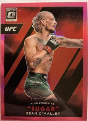 Sean O'Malley 2022 Panini Donruss Optic UFC Also Known As #13 Pink