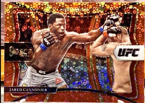 Jared Cannonier 2021 Panini Select UFC Premier Level #145 Red Disco