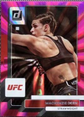 Mackenzie Dern 2023 Panini Donruss UFC Base #15 Pink Laser