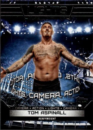 Tom Aspinall 2024 Topps Knockout UFC Lights (Lights, Camera, Action) #LTS-7 Platinum