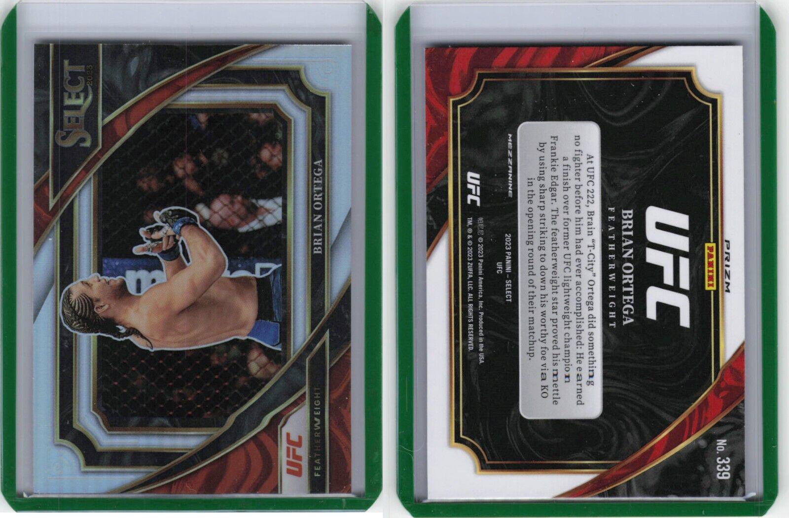 Brian Ortega 2023 Panini Select UFC Mezzanine #339 Silver