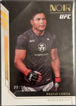 Paulo Costa 2023 Panini Chronicles UFC Base Noir #414 Platinum