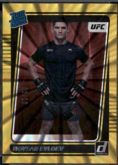 Movsar Evloev 2022 Panini Donruss UFC Base #218 Gold