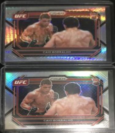 Caio Borralho 2023 Panini Prizm UFC Base #68 Silver
