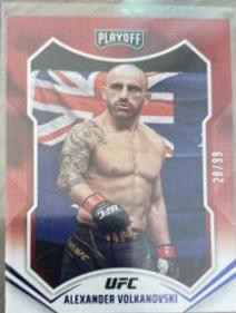 Alexander Volkanovski 2022 Panini Chronicles UFC Base Playoff #166 Blue