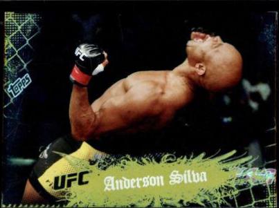 Anderson Silva 2010 Topps UFC Main Event Base #10 Gold