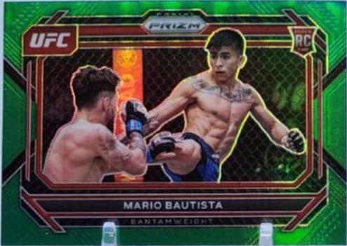 Mario Bautista 2023 Panini Prizm UFC Base #17 Green