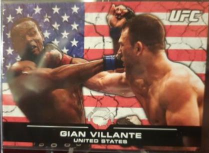 Gian Villante 2013 Topps UFC Bloodlines Base #59 Flag