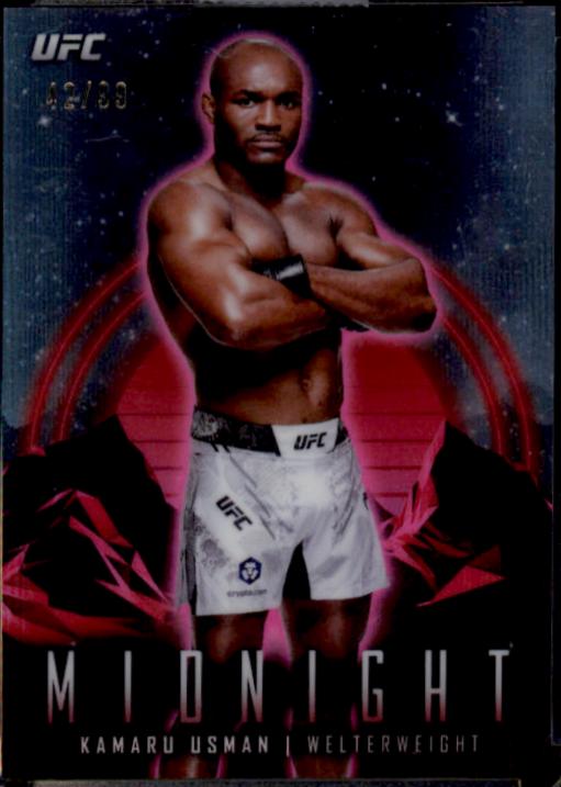 Kamaru Usman 2024 Topps Midnight UFC Base #5 Twilight