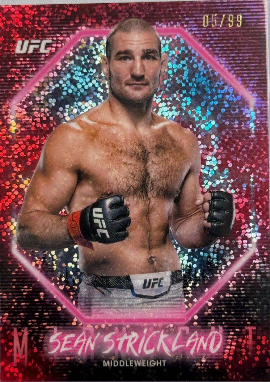 Sean Strickland 2025 Topps Midnight UFC Base #2 Twilight