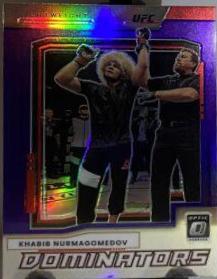 Khabib Nurmagomedov 2022 Panini Donruss Optic UFC Dominators #10 Purple