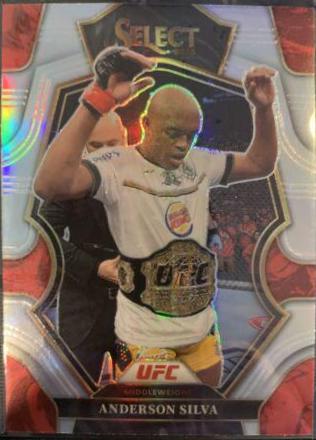 Anderson Silva 2023 Panini Select UFC Premier Level #148 Silver