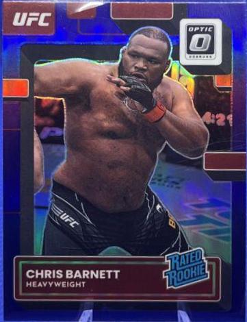 Chris Barnett 2023 Panini Donruss Optic UFC Base #112 Purple