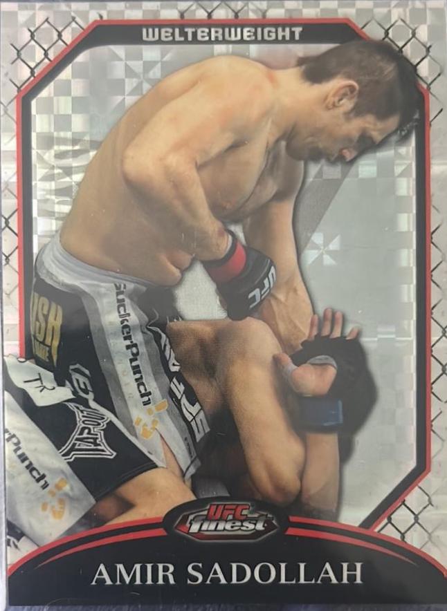Amir Sadollah 2011 Topps Finest UFC Base #58 Xfractor
