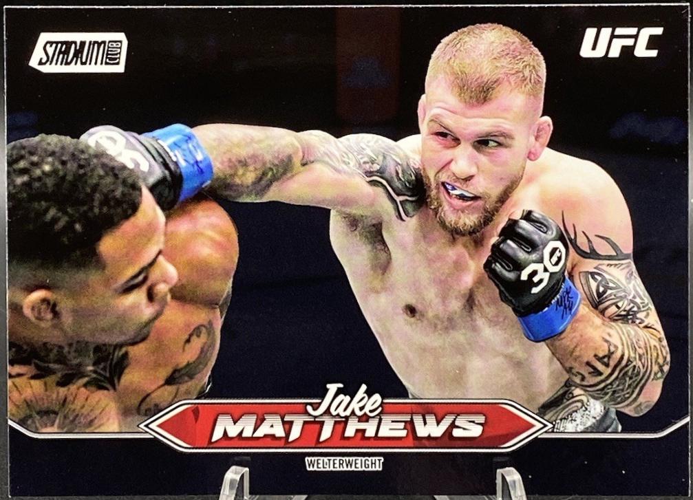 Jake Matthews 2025 Topps Stadium Club UFC Base #178 Black