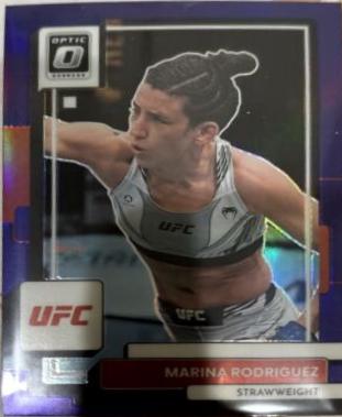 Marina Rodriguez 2023 Panini Donruss Optic UFC Base #38 Holo