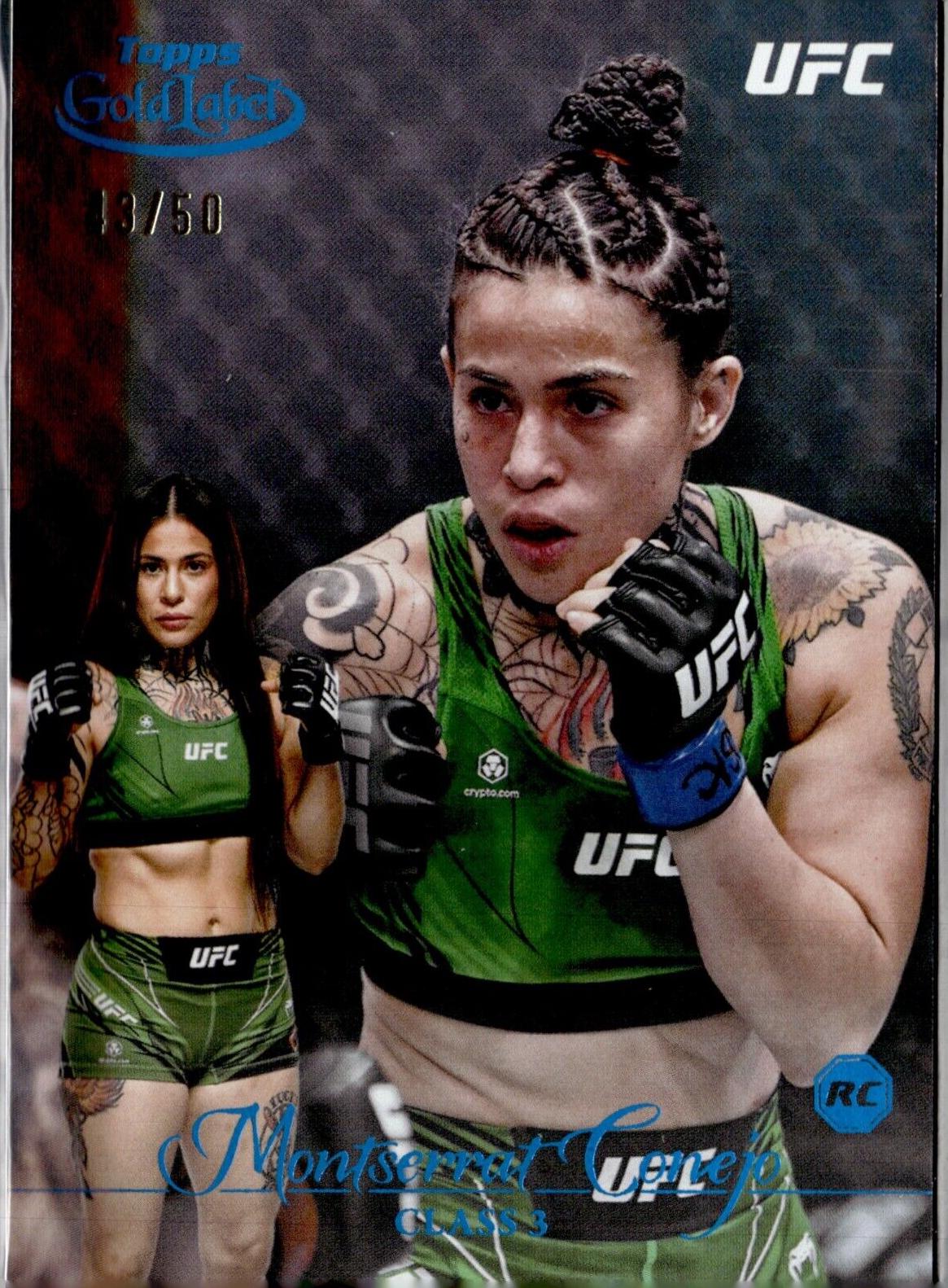Montserrat Conejo 2024 Topps Gold Label UFC Base Class III #63 Black