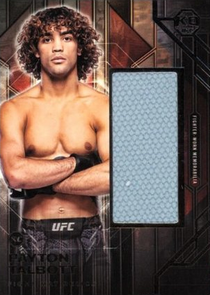 Payton Talbott 2025 Topps Knockout UFC Fight Mat Relics #FMR-PT Gold