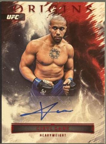 Ciryl Gane 2023 Panini Chronicles UFC Origins Autographs #20 Red