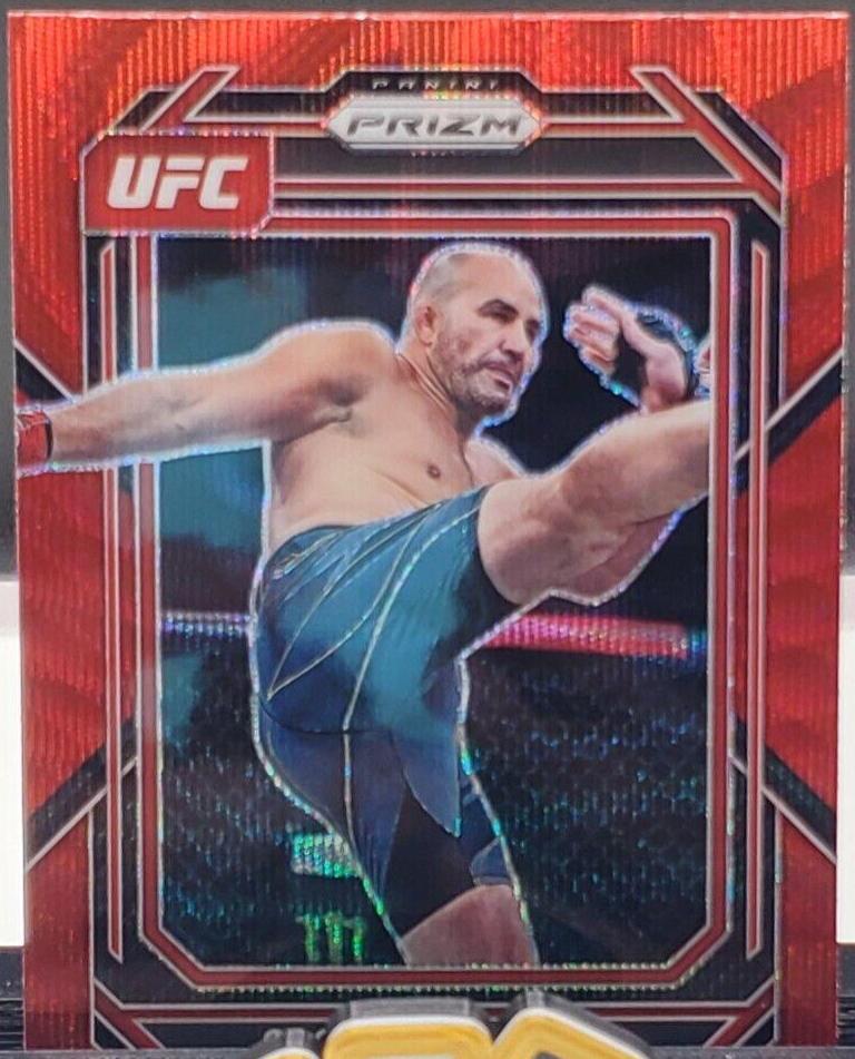 Glover Teixeira 2023 Panini Prizm UFC Base #147 Ruby Wave