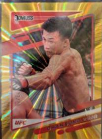 Chan Sung Jung 2022 Panini Donruss UFC Base #75 Gold