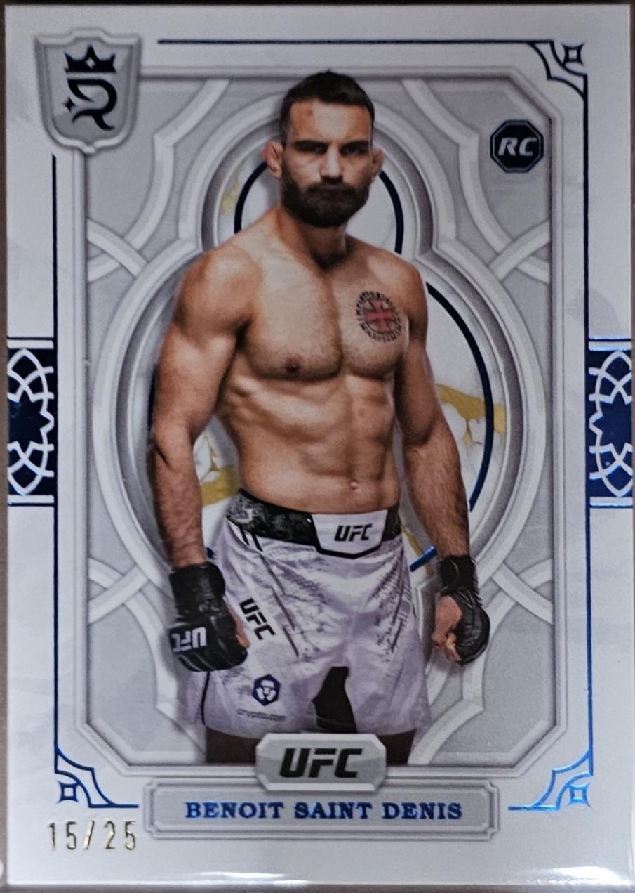 Benoit Saint Denis 2024 Topps Royalty UFC Base #72 Blue