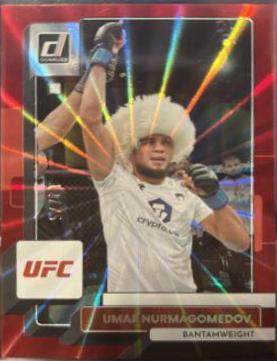 Umar Nurmagomedov 2023 Panini Donruss UFC Base #51 Red Laser