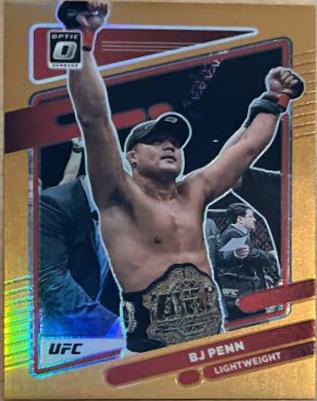 BJ Penn 2022 Panini Donruss Optic UFC Base #37 Orange